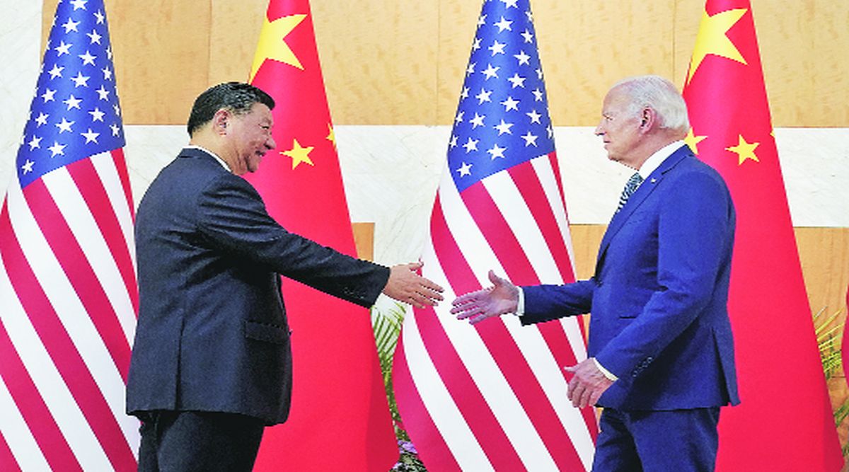 अमेरिका-चीन यांच्यात संघर्ष रोखण्यावर सहमती; बायडेन आणि जिनपिंग यांच्यात प्रथमच प्रत्यक्ष बैठक