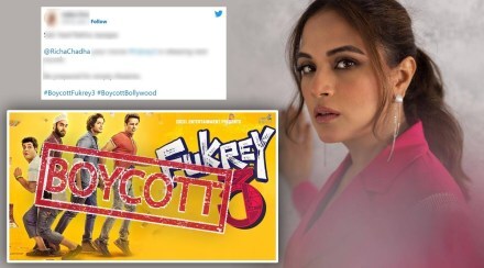 fukrey 3 boycoot trend after richa chaddha tweet