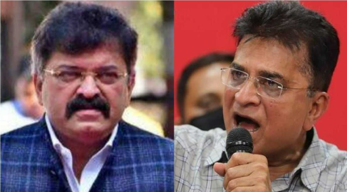 jitendra awhad and kirit somaiya