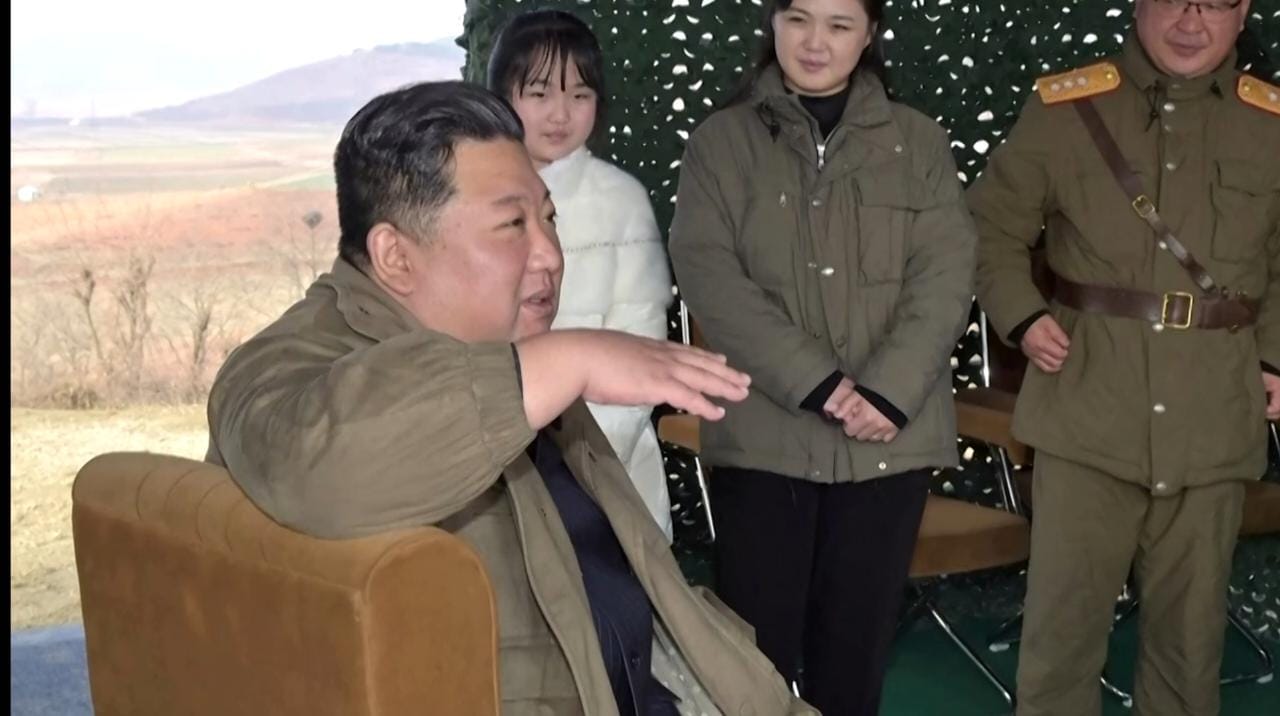 Daughter of North Korea Kim Jong Un makes 1st public appearance at new launch