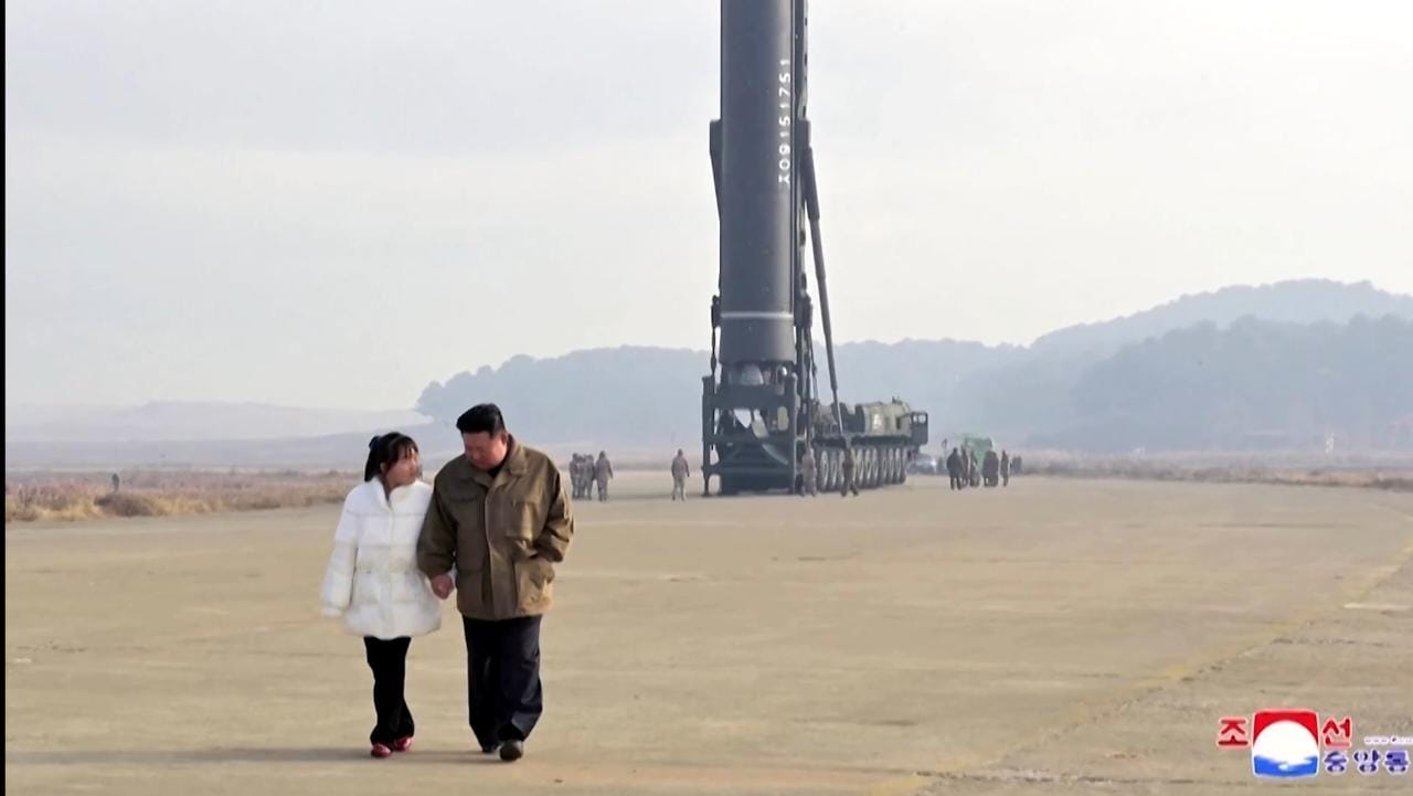 Daughter of North Korea Kim Jong Un makes 1st public appearance at new launch