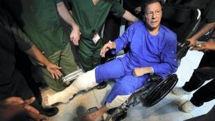 former Pakistan Prime Minister and Pakistan Tehreek-e-Insaf chief Imran Khan suffered a bullet injury when two gunmen fired a volley of bullets at him and others mounting on a container-mounted truck in the Wazirabad area of Punjab province, where he was leading a protest march against the Shehbaz Sharif government. Khan's protest march and rallies were peaceful until the afternoon attack on Thursday. (AP)