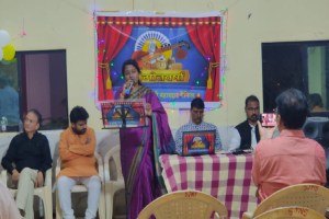 Organized Diwali Sangeet Sandhya program by Sangeet Vidyalaya for senior citizens in Navi Mumbai