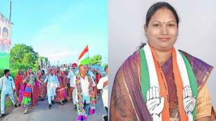 nanda mhatre of raigad in to join congress bharat jodo yatra