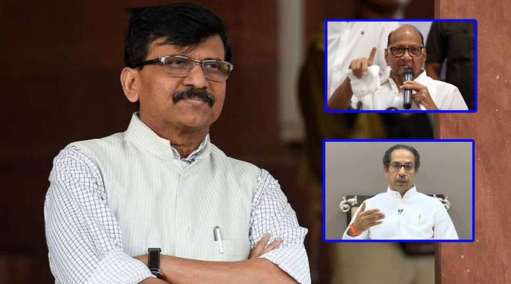 sanjay raut and sharad pawar and uddhav thackeray