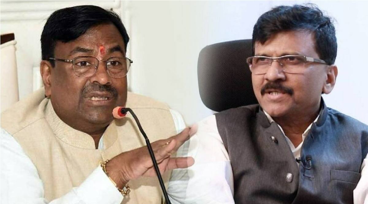 sudhir mungantiwar and sanjay raut