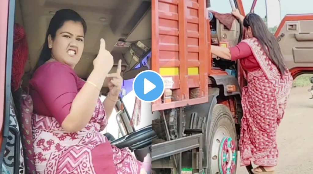 sundara manamadhye bharali fame akshaya naik drives truck