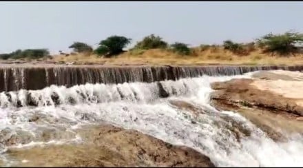 Karnataka released water into the lake in the drought-stricken areas