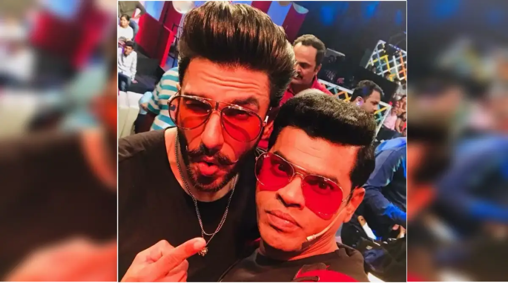 Siddharth Jadhav and Ranveer Singh