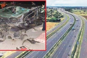 Accident on Samruddhi highway