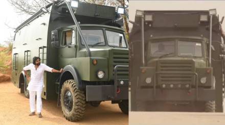 Actor Politician Pawan Kumar has shared photo of his special election campaign vehicle which looks like army tank know its features