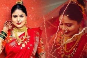 Akshaya Deodhar-Hardeek Joshi wedding dupatta