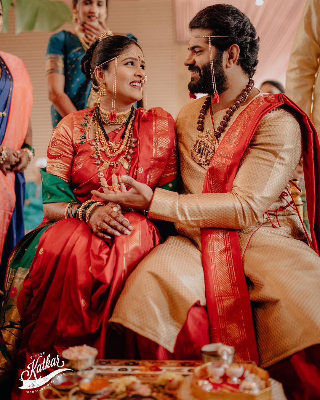 Akshaya Deodhar-Hardeek Joshi wedding mangalsutra 1