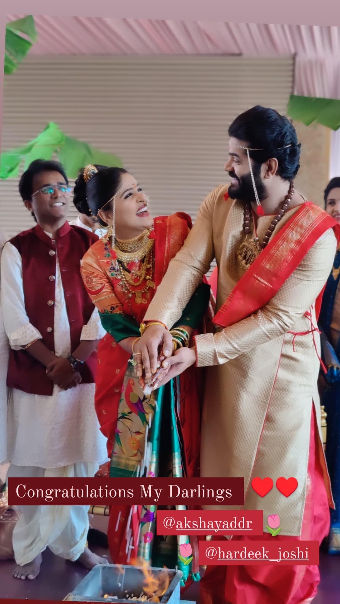 Akshaya Deodhar Hardeek Joshi Wedding Photos