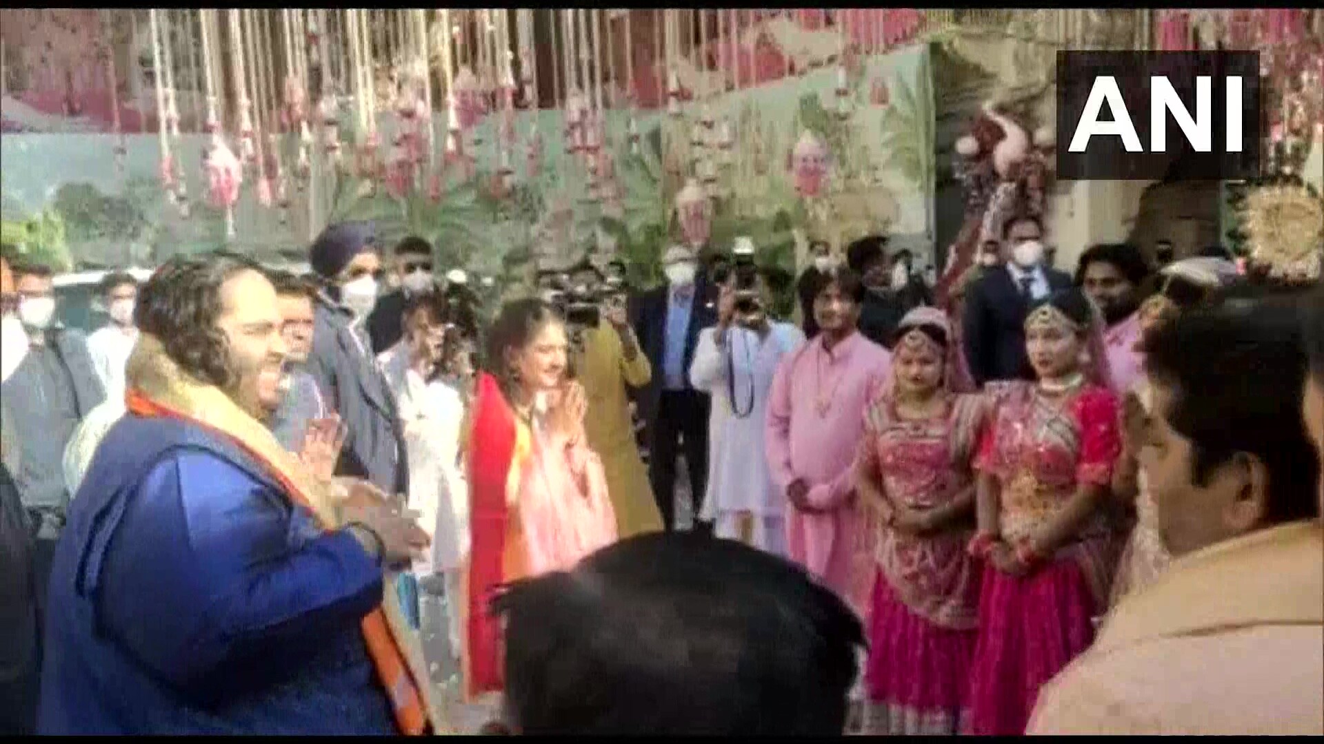 Anant Ambani Radhika Merchant Engagement