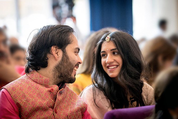 Anant Ambani Radhika Merchant Engagement