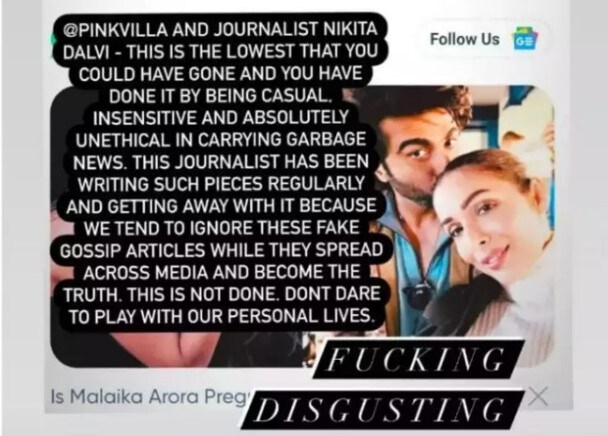 Arjun Kapoor bitter reply to Malaika Arora trollers