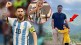 Dhoni daughter receives Argentina jersey from Messi