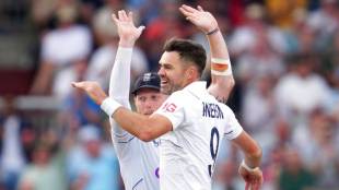 Test Rizwan was clean bowled by James Anderson's brilliant ball but looked on as he got out