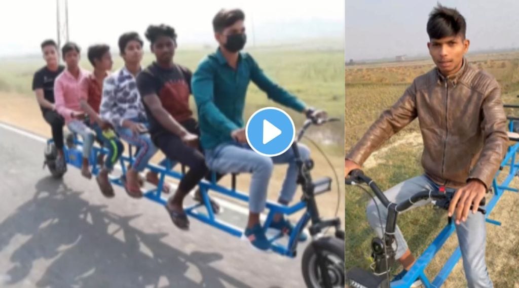 देशी जुगाड! मुलाने बनवली भन्नाट गाडी, केवळ १० रुपयांमध्ये पार करणार १५० किलोमीटरचं अंतर