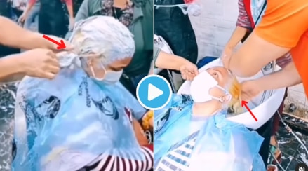 Video Women Hair Started Burning After Hair Treatment at Spa Gone Wrong Shocking Viral Clip
