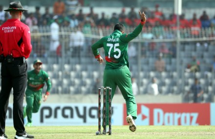 Shakib Al Hasan has surpassed the Pakistani legend by taking five wickets against India