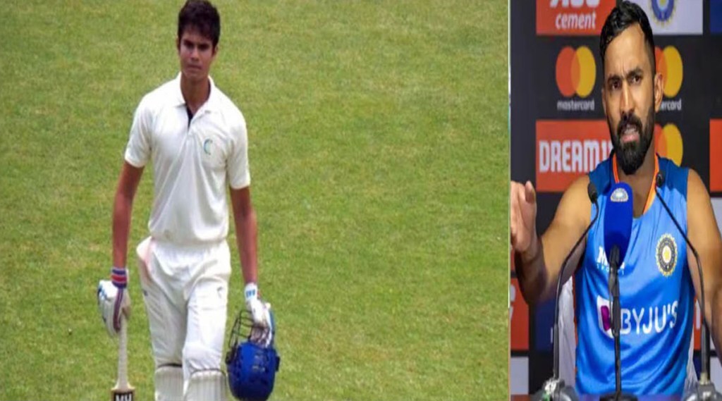 Dinesh Karthik heaped praises on Arjun Tendulkar's century, said this big thing