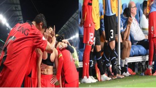 South Korea beat Portugal at a crucial moment in a game of hope and despair, simultaneously knocking Ghana and Uruguay out of the FIFA World Cup