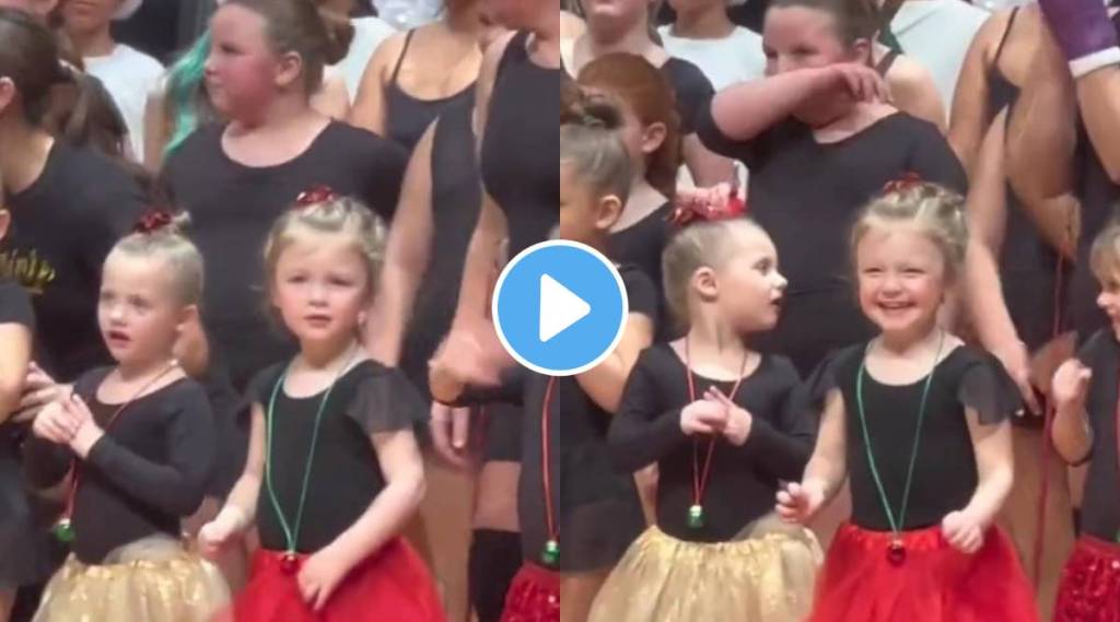 Little girls priceless expressions after finding her family in the crowd during stage performance wins internet watch Viral Video