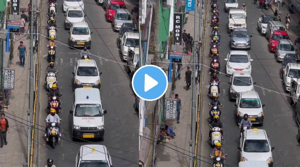 Mizorams aizawal traffic seen will shock you see how people follow rule watch viral video