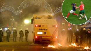 Morocco fans clash with police