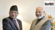 Narendra Modi and Nepal PM prachanda