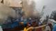 fishing boat on fire in karanja port fifty lakhs loss in uran navi mumbai