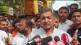 sambhaji raje chhatrapati has criticized the governor bhagatsinh koshyari pimpri chinchwad was closed he addressed the protestors