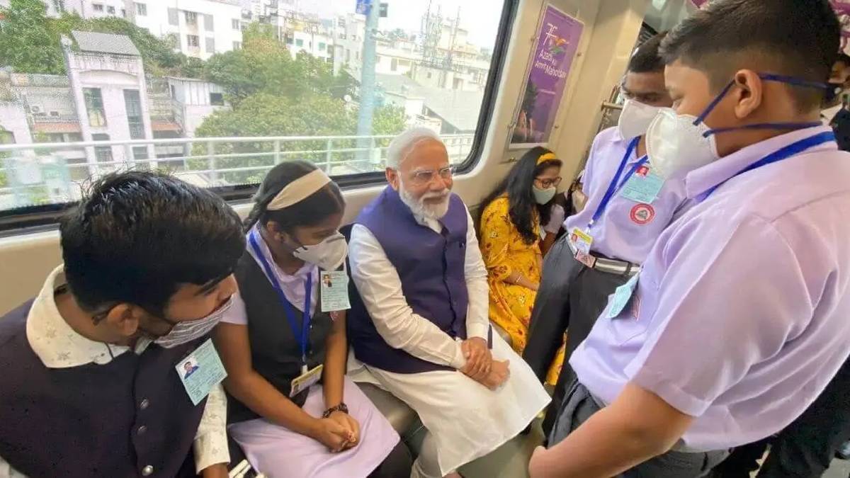 special bullet Proof coach of metro for prime minister narendra modi samriddhi highway nagpur