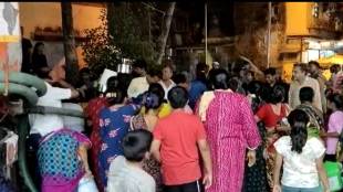 water is being supplied the citizens vashi through tankers due to apipeline burst during digging navi mumbai news