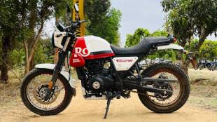 the company royal enfield launched the scram 411 bike in a new version with some changes
