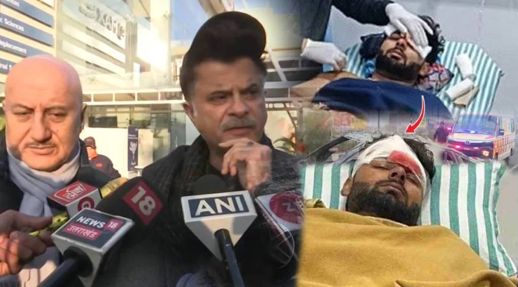 Rishabh Pant Accident Anil Kapoor Anupam Kher Meets in Max Hospital Netizens Brutally Trolled saying 31 st december Party