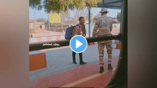 Young man expressing his gratitude to the soldier wins internet watch Viral Video