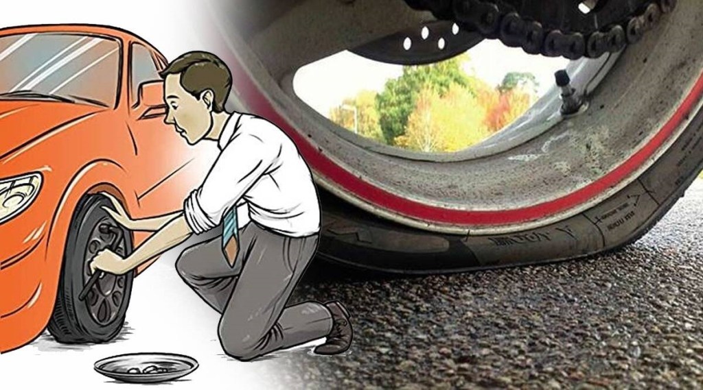 How to avoid scams from people who remove punctures of car wheels