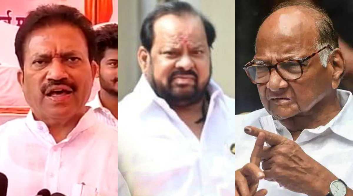 Shashikant Shinde Shahajibapu Patil Sharad Pawar