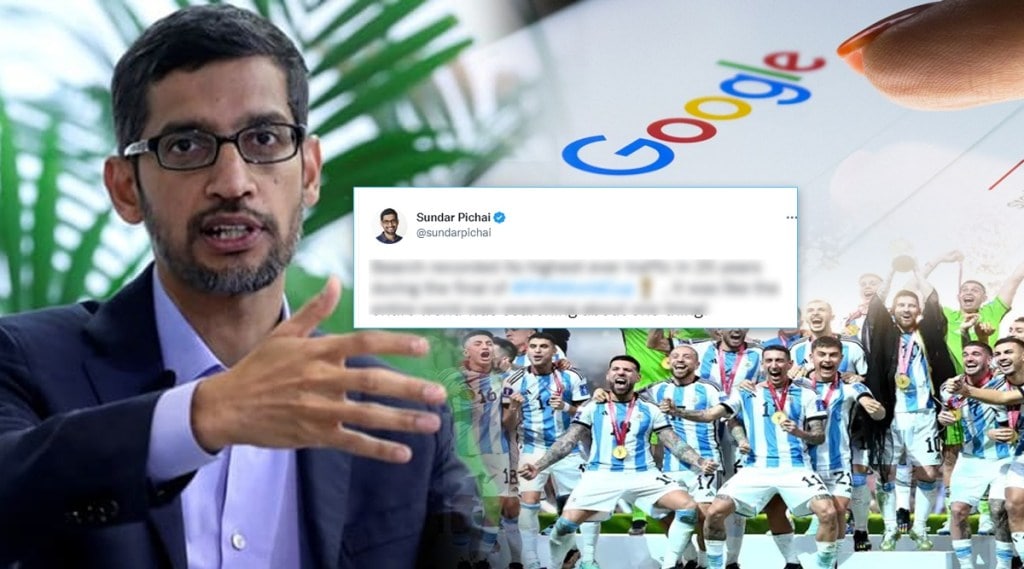 Sundar Pichai Viral Tweet After Fifa world cup 2022 most traffic on google in last 25 years
