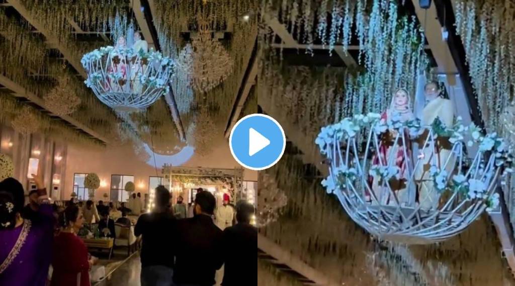 Viral Video Bride enters wedding Hall with Dad in Grand Entry But Netizens are Worried about it know the reason