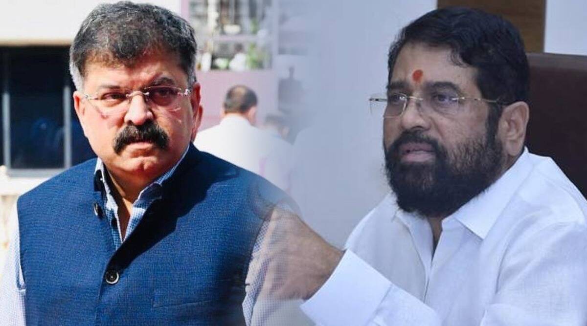 Jitendra Awhad allegation eknath shinde
