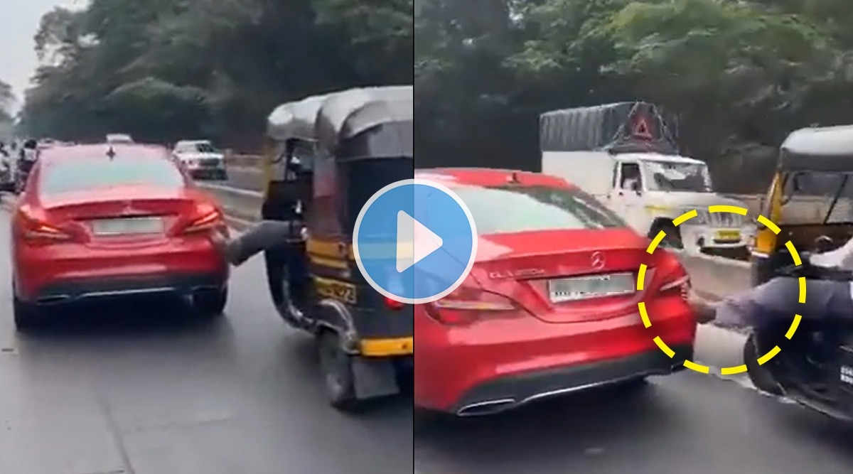 pune mercedes auto rickshaw video