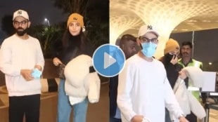 Virat Kohli and Anushka Sharma depart from Mumbai Airport for New Year Celebrations Watch Video