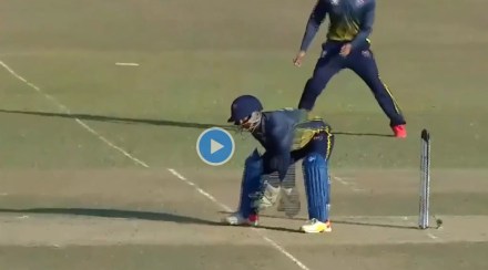 Arjun Saud keeping wicket like MS Dhoni in Nepal T20 League is going viral