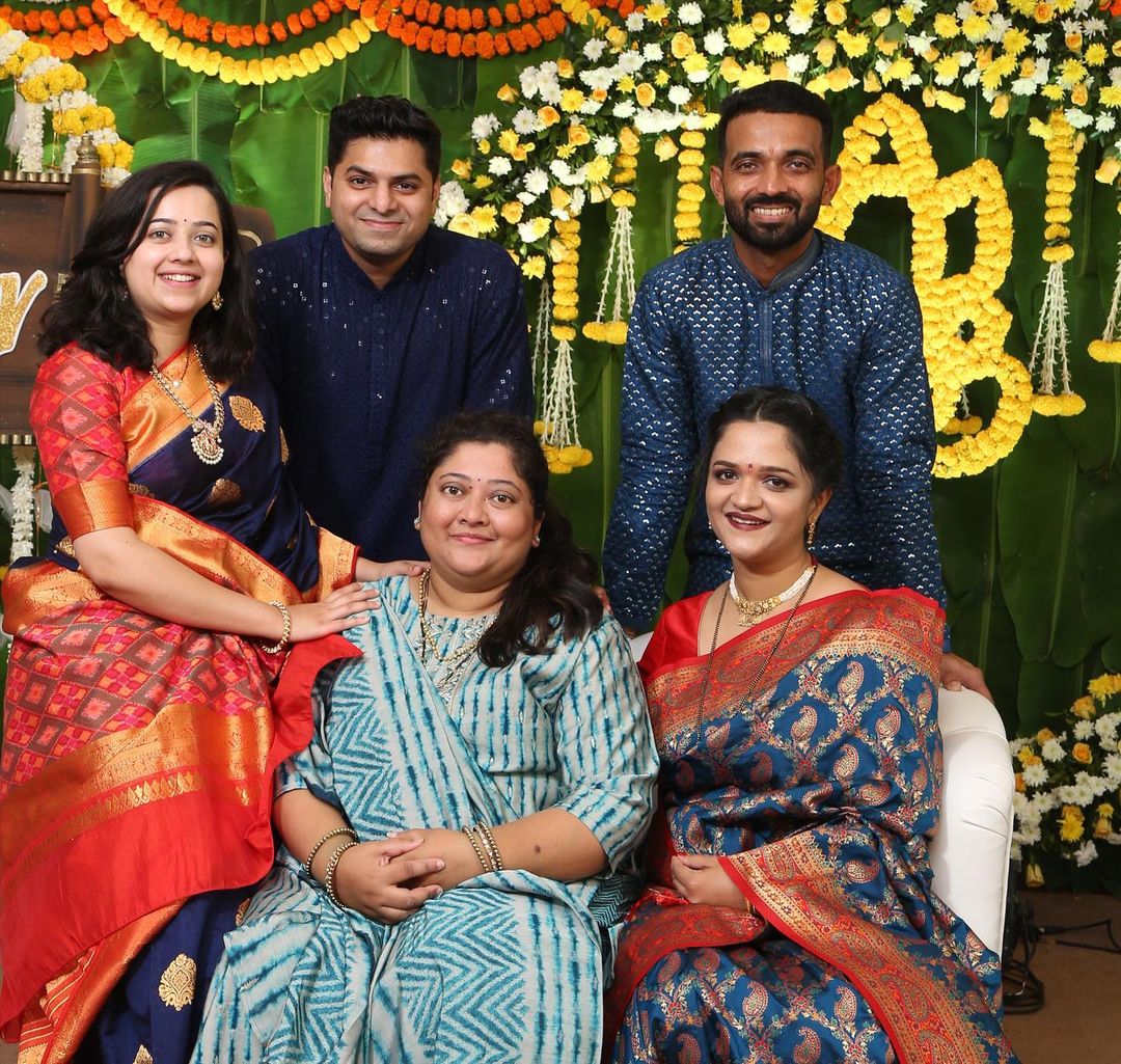 ajinkya rahane baby boy naming ceremony 5