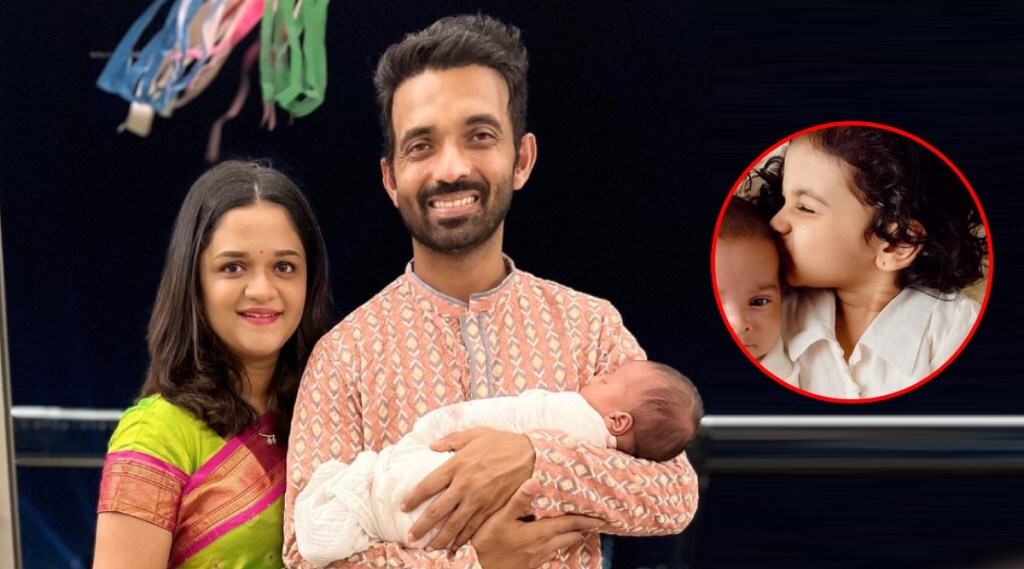 ajinkya rahane shared baby boy photo