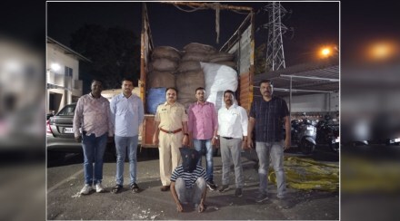 Rabale MIDC police have caught the gutka truck and arrested one navi mumbai